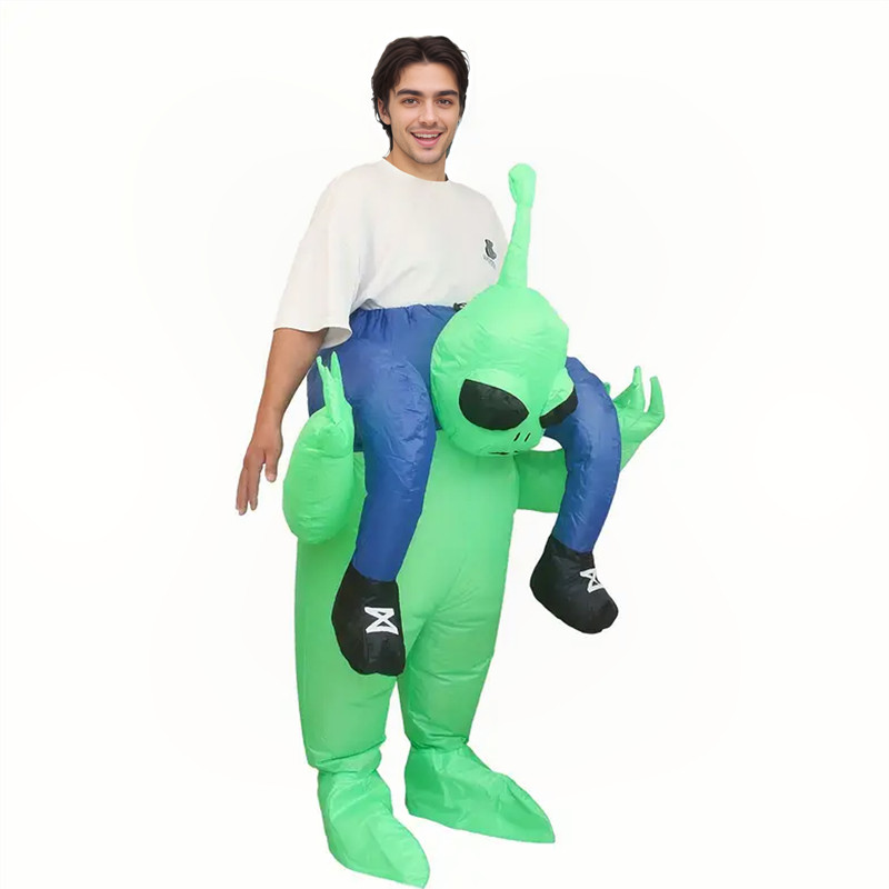 Inflatable Dinosaur Costume Adult - 大人と子供向けの楽しいインフレータブルエイリアンコスチューム、子供用恐竜コスチューム、ハロウィーン、クリスマス、ホリデーパーティーやパフォーマンスに最適