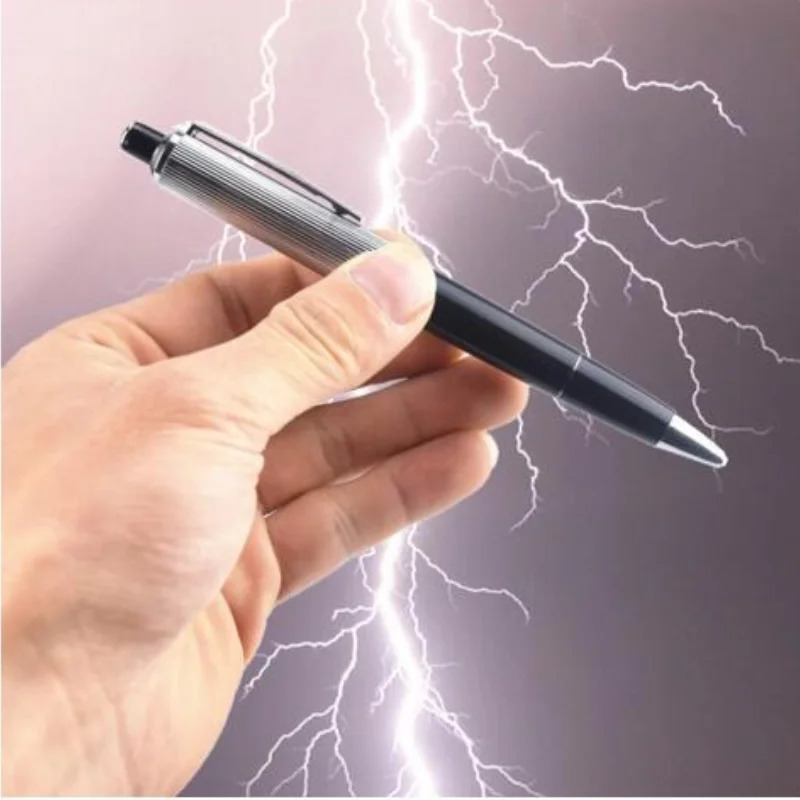 ユニークなデザインのペン。おもちゃとしても使える便利なガジェ - Shock Pen Prank Toy のレビューと価格