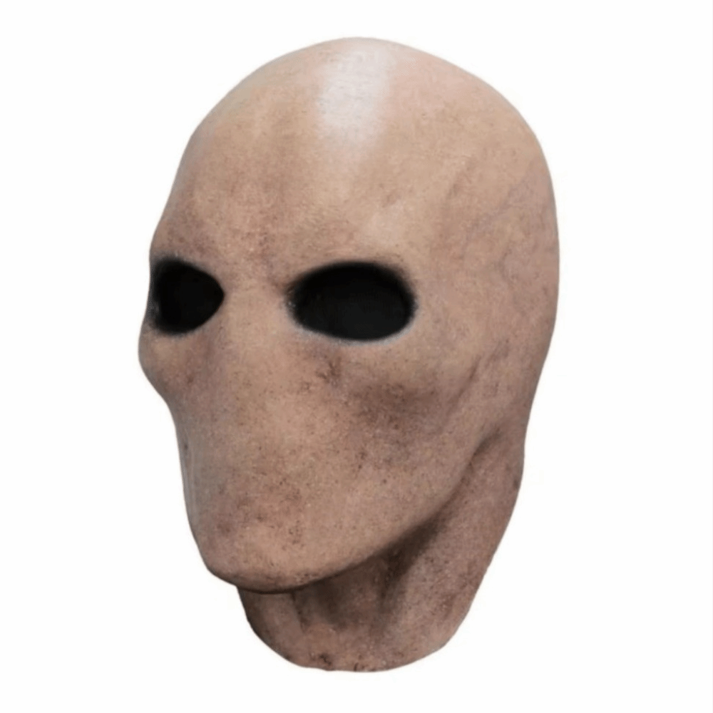 顔のない男のハロウィーン用スレンダーマンマスク。無毒素材を使 - Latex Alien Mask Realistic のレビューと価格