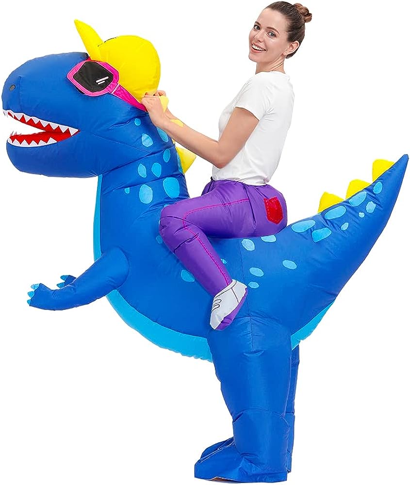 大人用インフレータブル恐竜コスチューム。パーティーにぴったり - Inflatable Dinosaur Costume Adult のレビューと価格