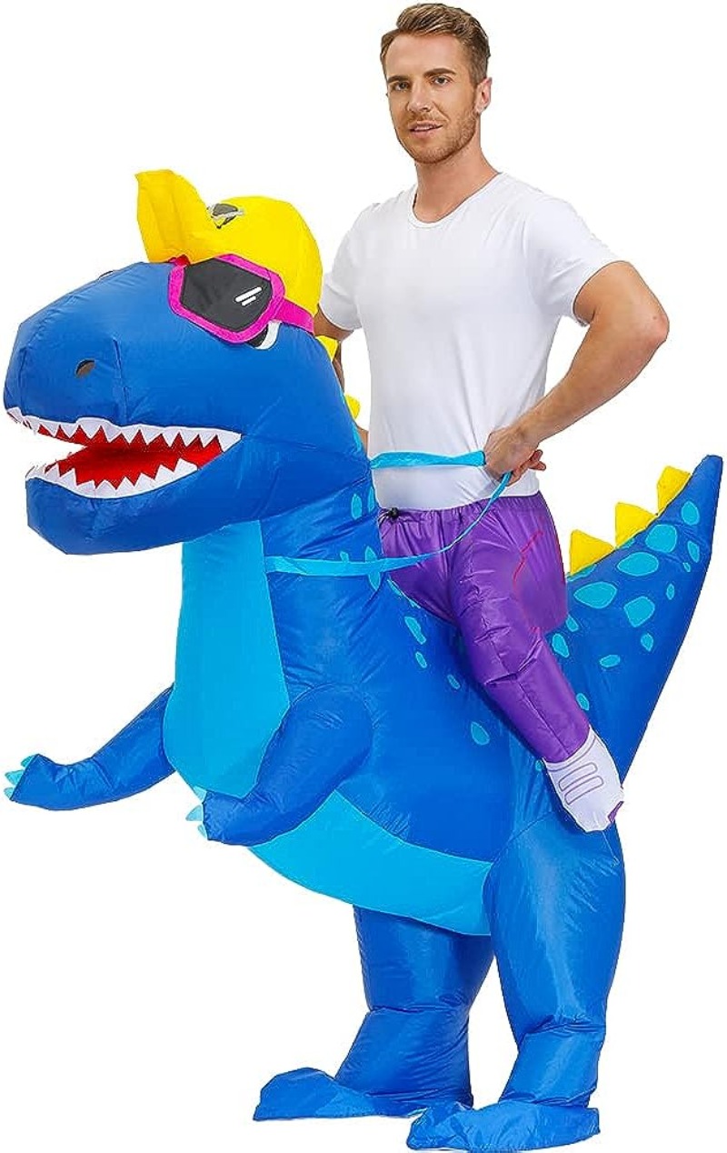 大人用インフレータブル恐竜コスチューム。パーティーにぴったり - Inflatable Dinosaur Costume Adult のレビューと価格