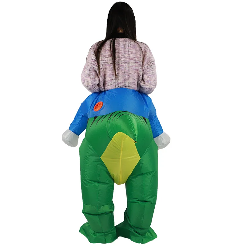 ティラノサウルス・レックスのクリスマス用インフレータブルコス - Inflatable Dinosaur Costume Adult のレビューと価格